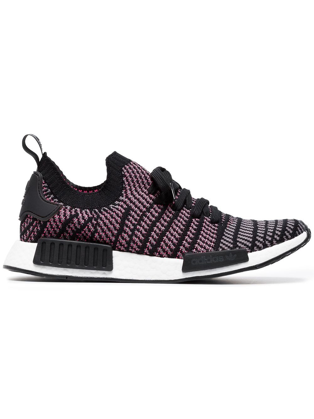 حذاء رياضي أسود NMD R1 STLT Primeknit