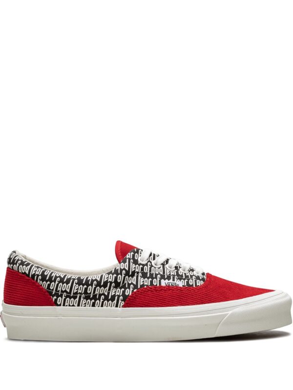 VANS VN0A3MQ5PZO Red/Corduroy Furs & Skins->Leather