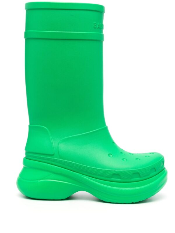 بوت مطر بنعل سميك x Crocs