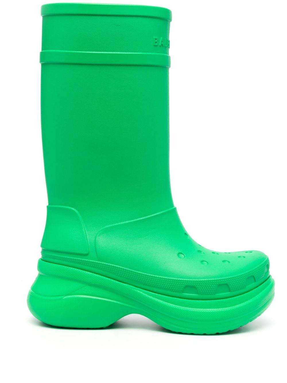 بوت مطر بنعل سميك x Crocs