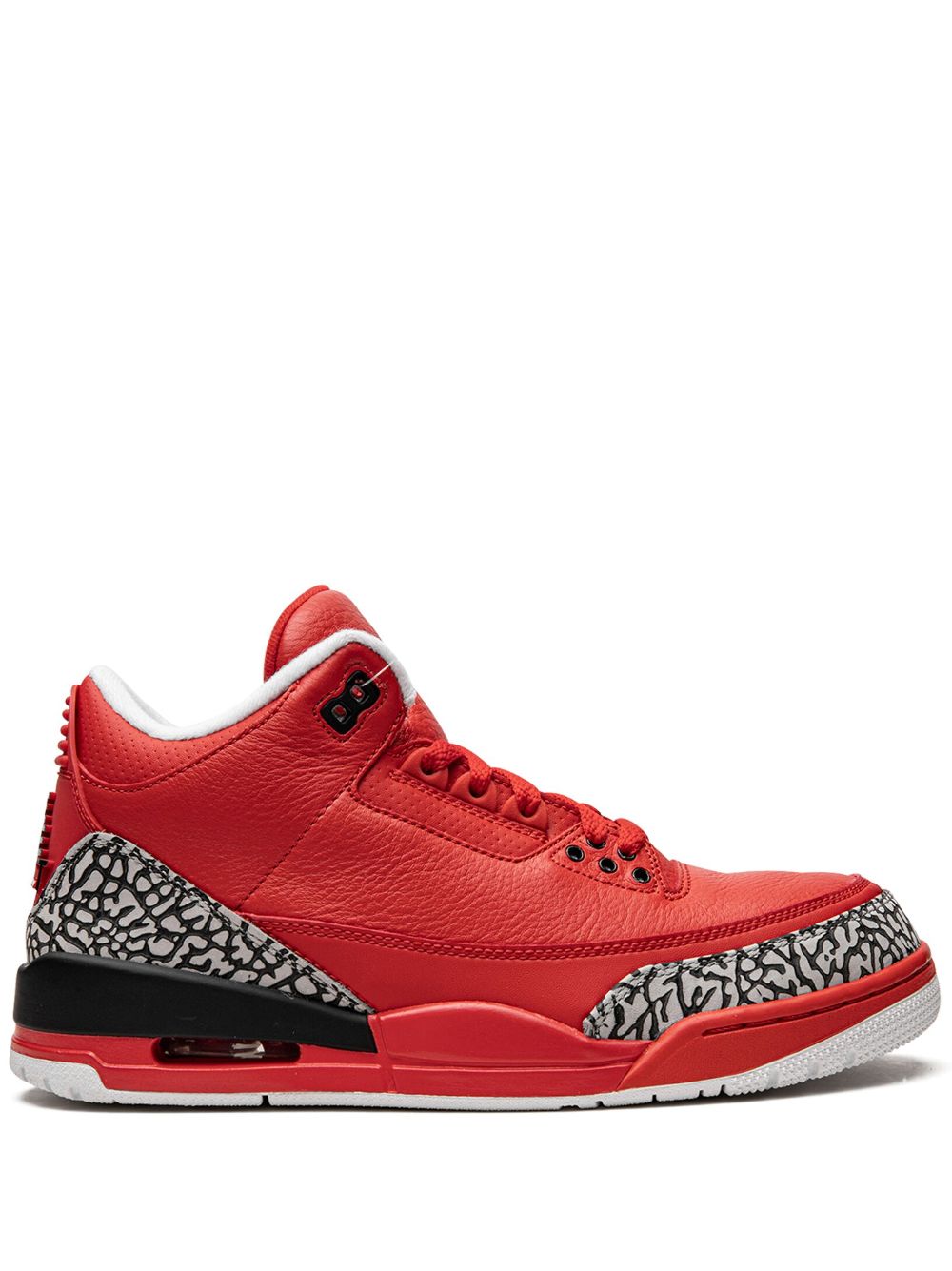 -JORDAN AJ3770438 UNIVERSITY RED/BLACK-CEMENT Furs & Skins->Leather