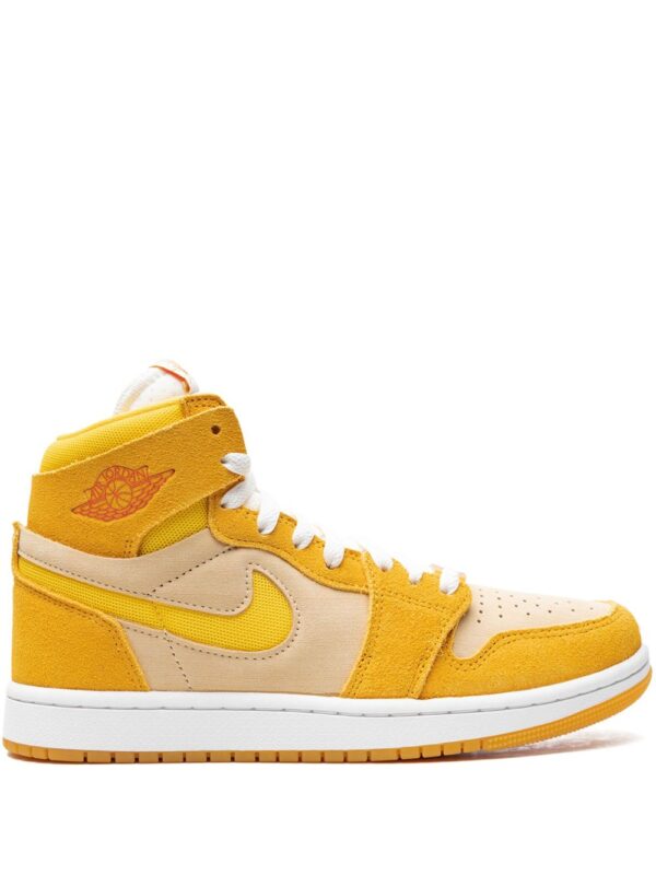 -Air Jordan 1 Zoom Air CMFT 2 "Yellow Ochre/Tour Yellow-Pale Vanilla-Safety" sneakers