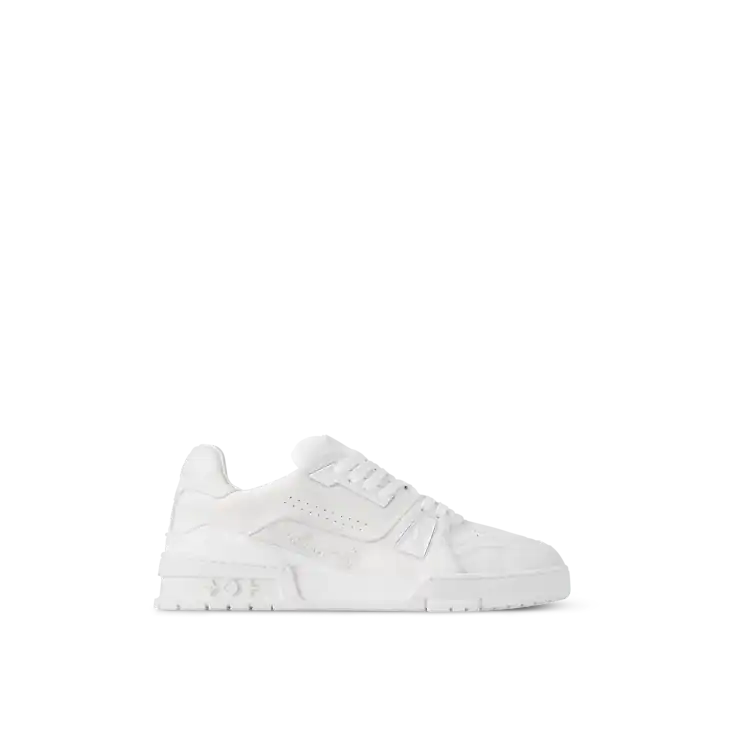 -LV Trainer Distressed Sneaker