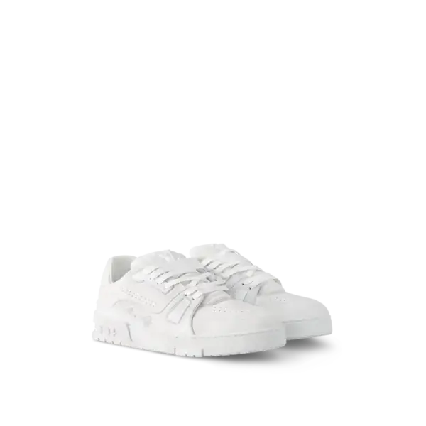 ⁦-LV Trainer Distressed Sneaker⁩ - الصورة ⁦2⁩