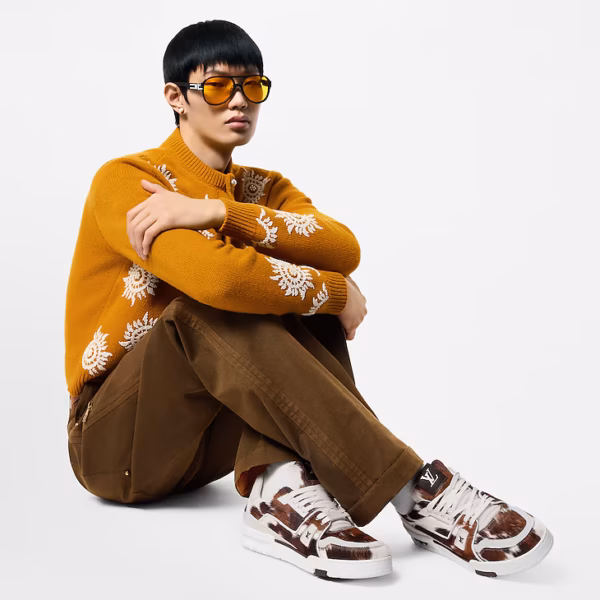 ⁦-LV Trainer Sneaker⁩ - الصورة ⁦2⁩