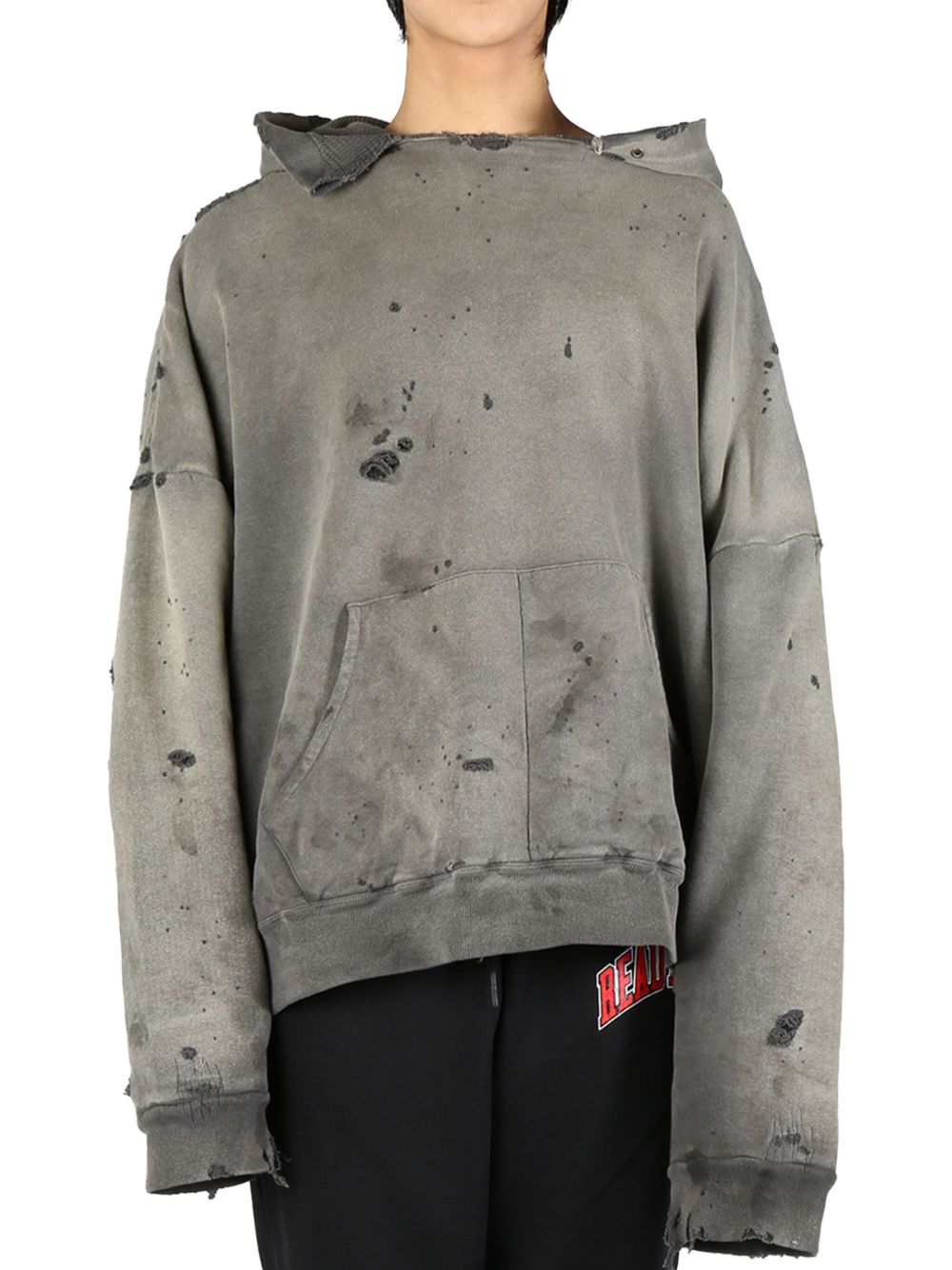 distressed hoodie