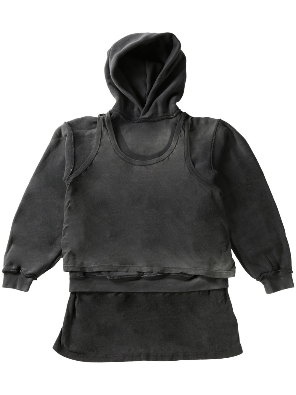 distressed hoodie