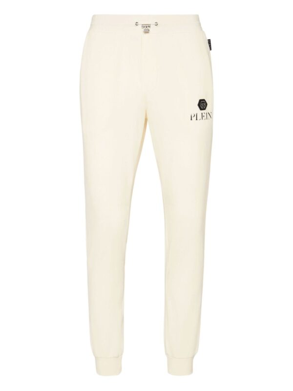 cotton-blend track pants
