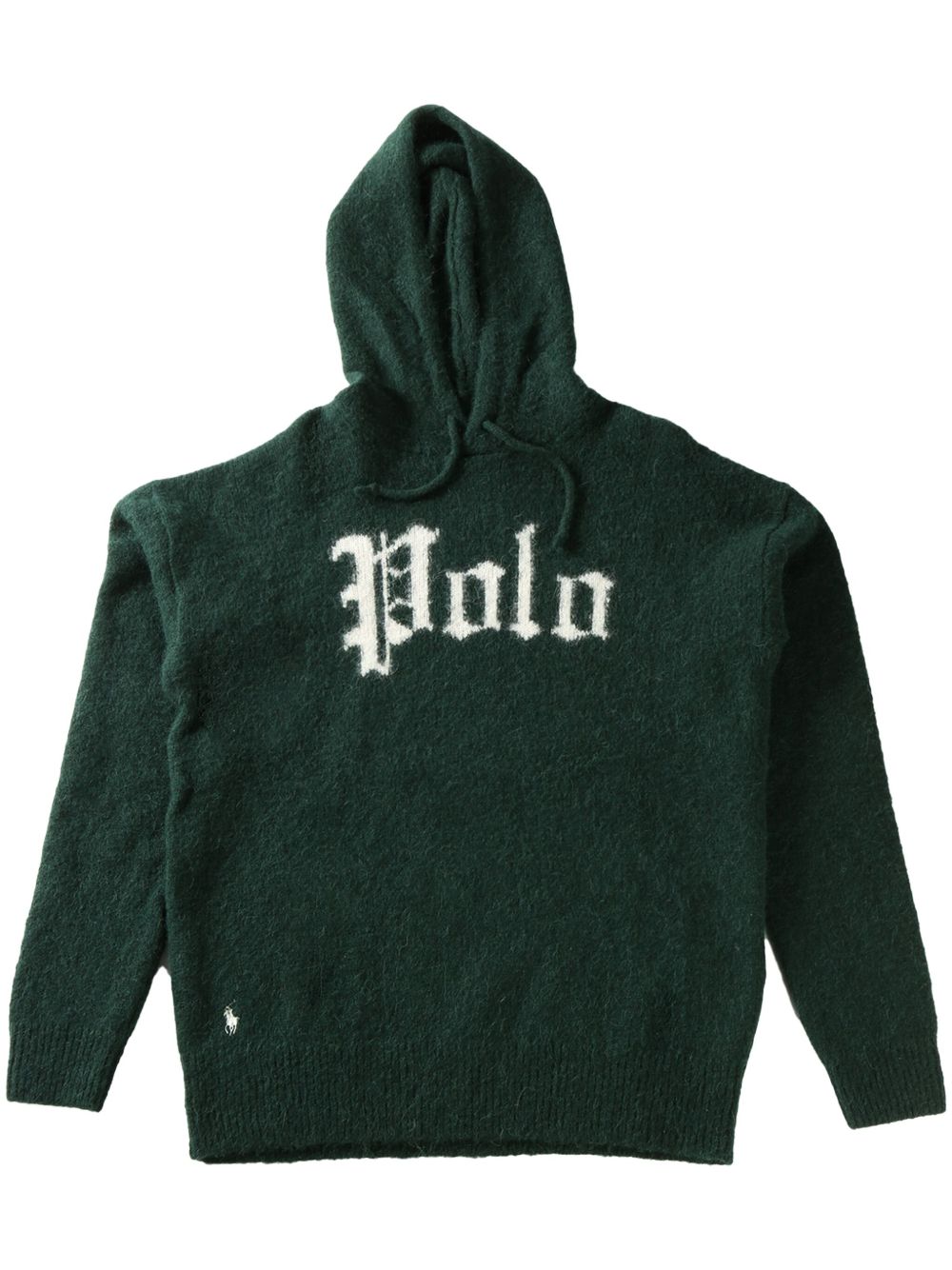 logo-embroidered hoodie