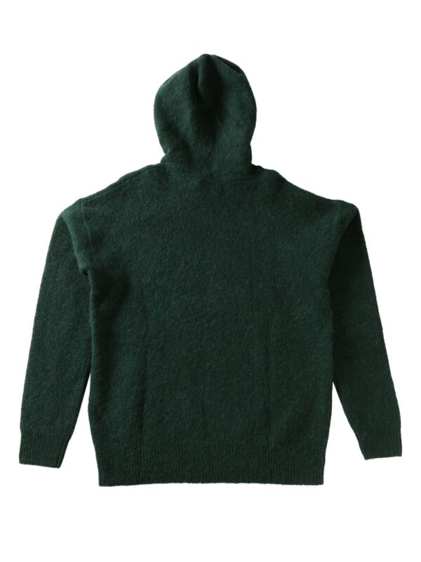 ⁦logo-embroidered hoodie⁩ - الصورة ⁦2⁩