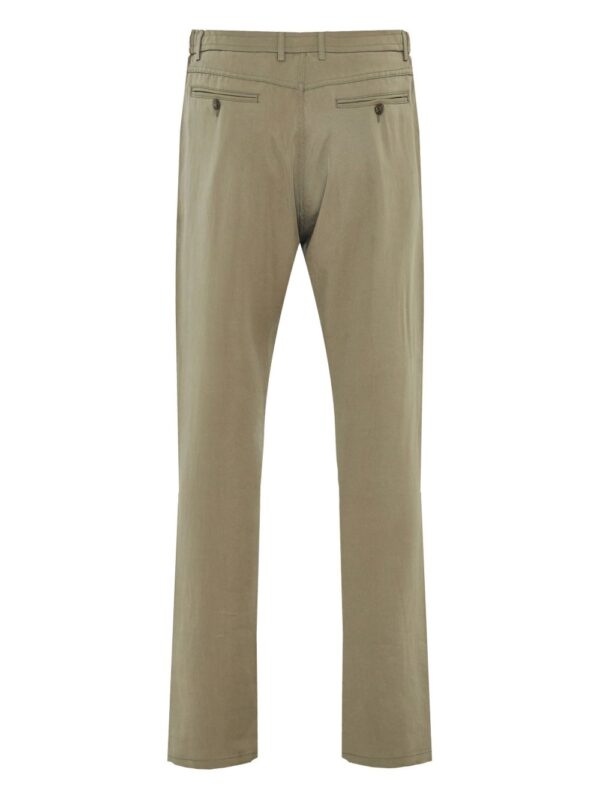 drawstring straight-leg trousers