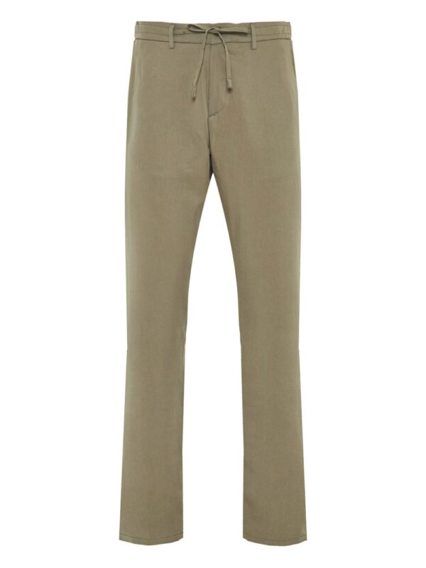 ⁦drawstring straight-leg trousers⁩ - الصورة ⁦3⁩