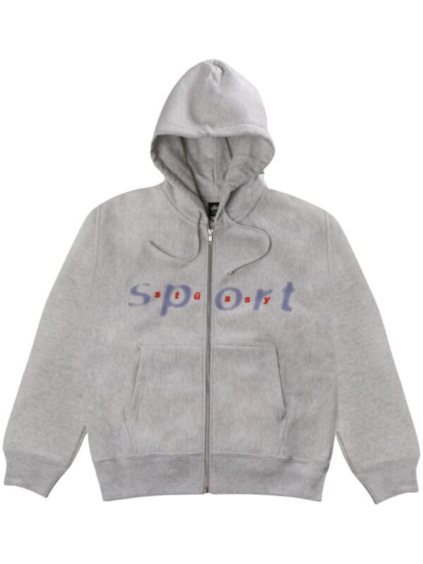 logo-print hoodie