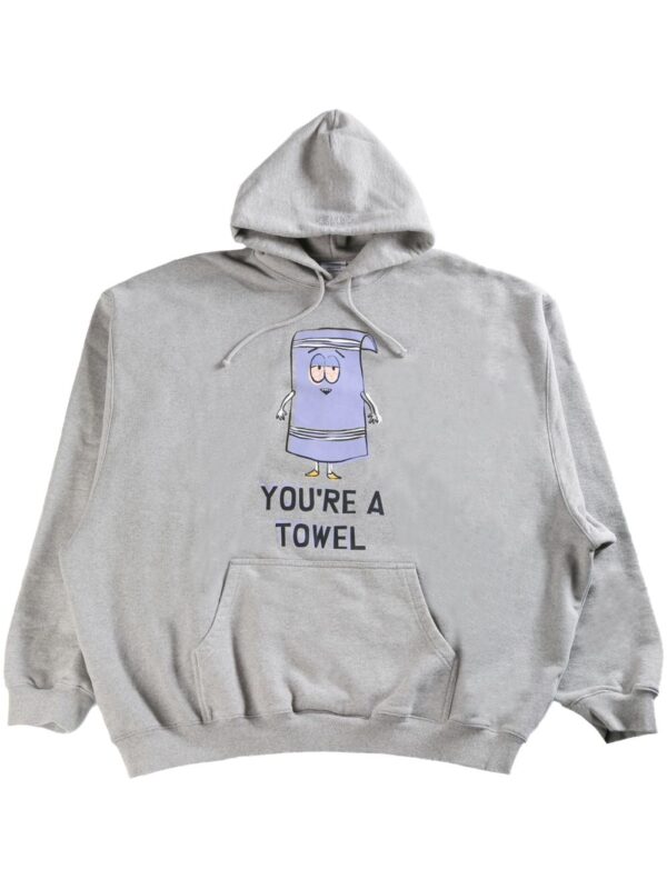 graphic-print hoodie