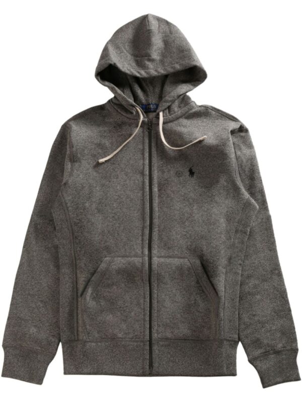 cotton zip-up hoodie