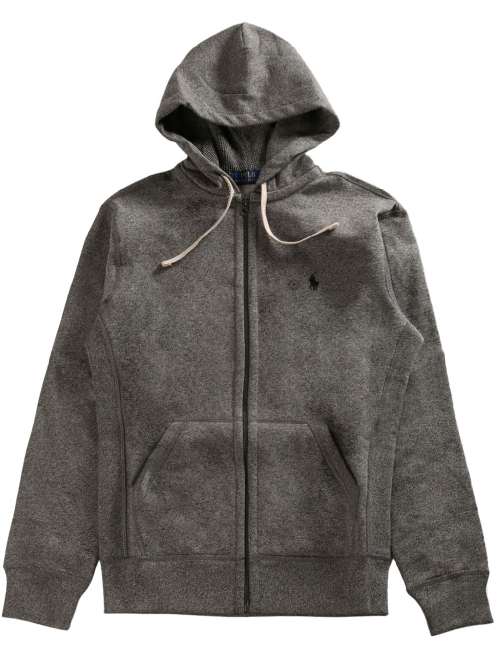 cotton zip-up hoodie
