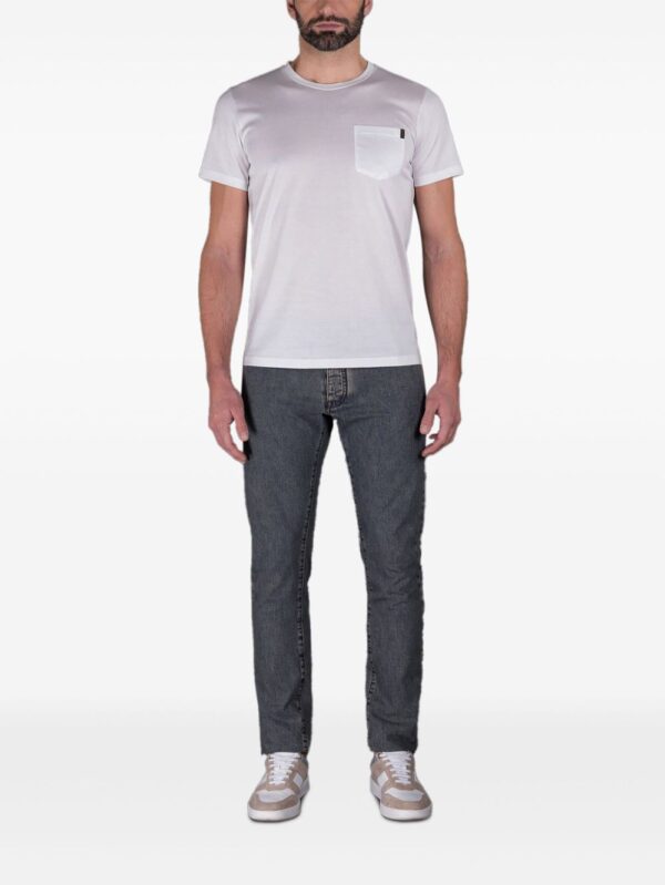 ⁦chest-pocket cotton T-shirt⁩ - الصورة ⁦4⁩