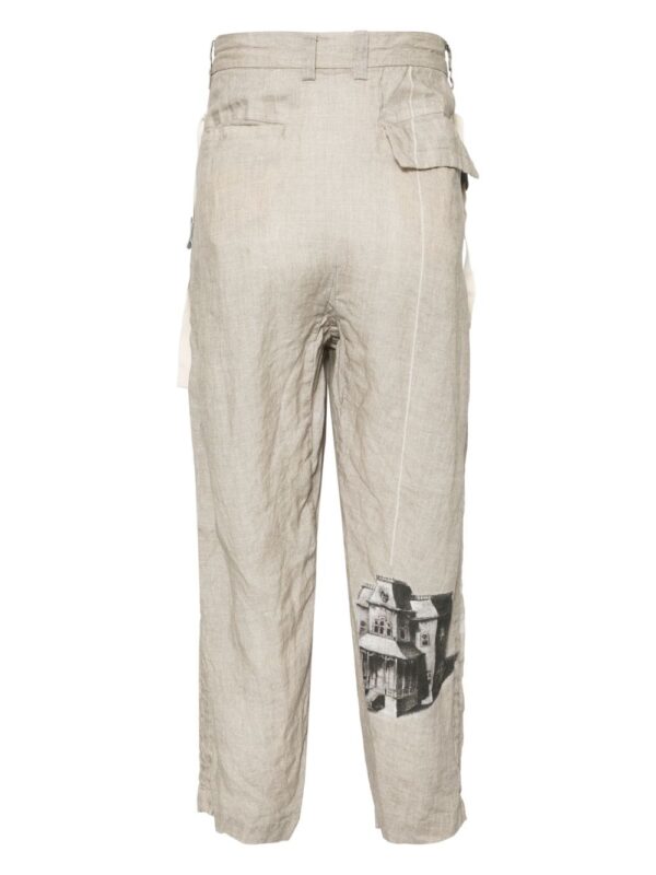 linen trousers