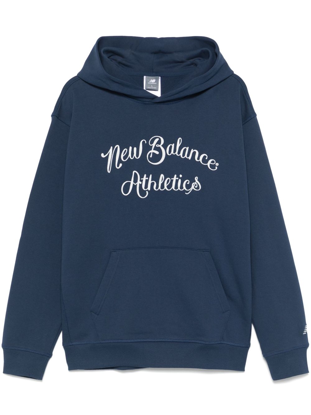 logo-embroidered hoodie