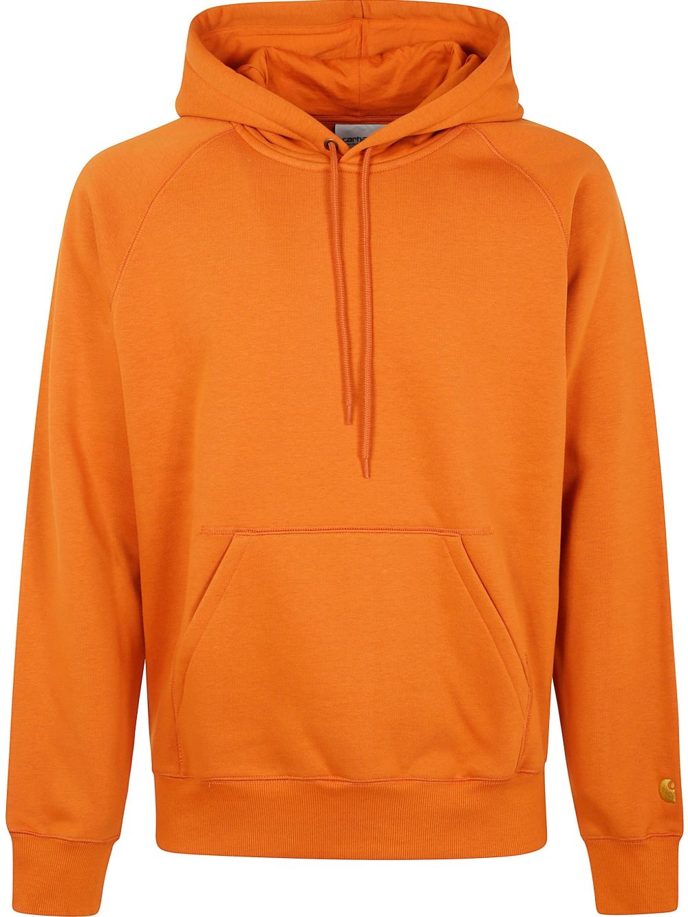 logo-embroidered hoodie