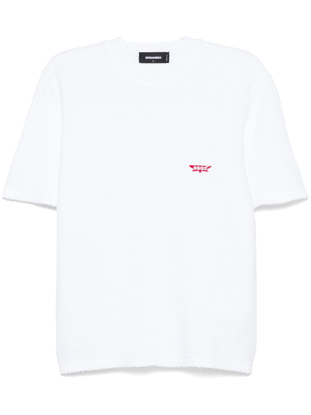 cloth-effect T-shirt