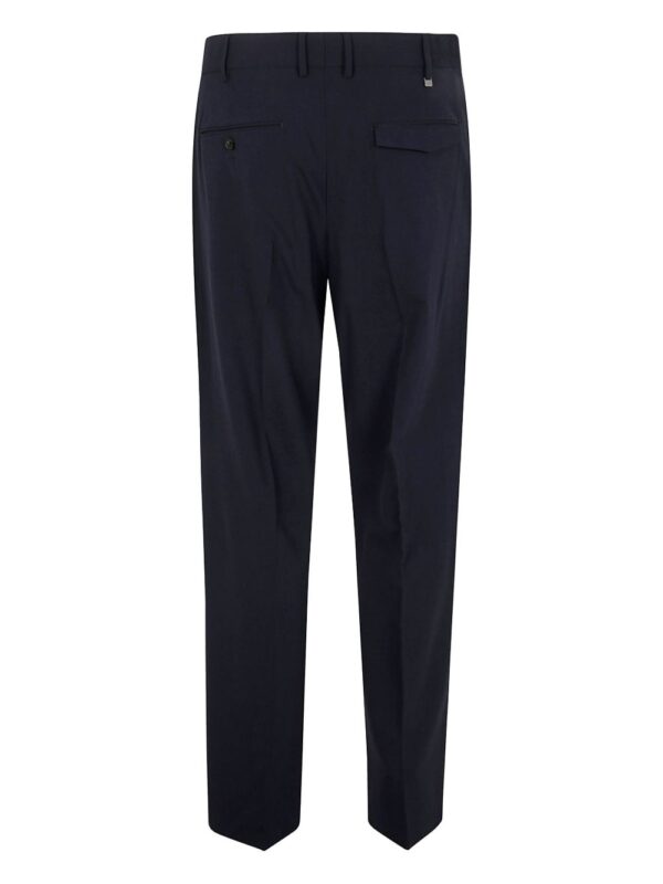 ⁦wool straight-leg trousers⁩ - الصورة ⁦3⁩