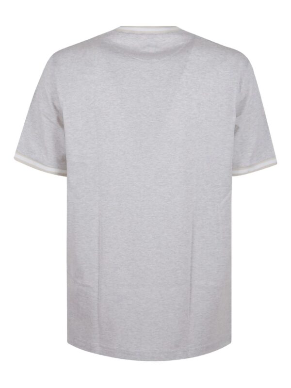 ⁦contrasting-trim T-shirt⁩ - الصورة ⁦2⁩