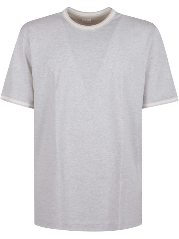 contrasting-trim T-shirt
