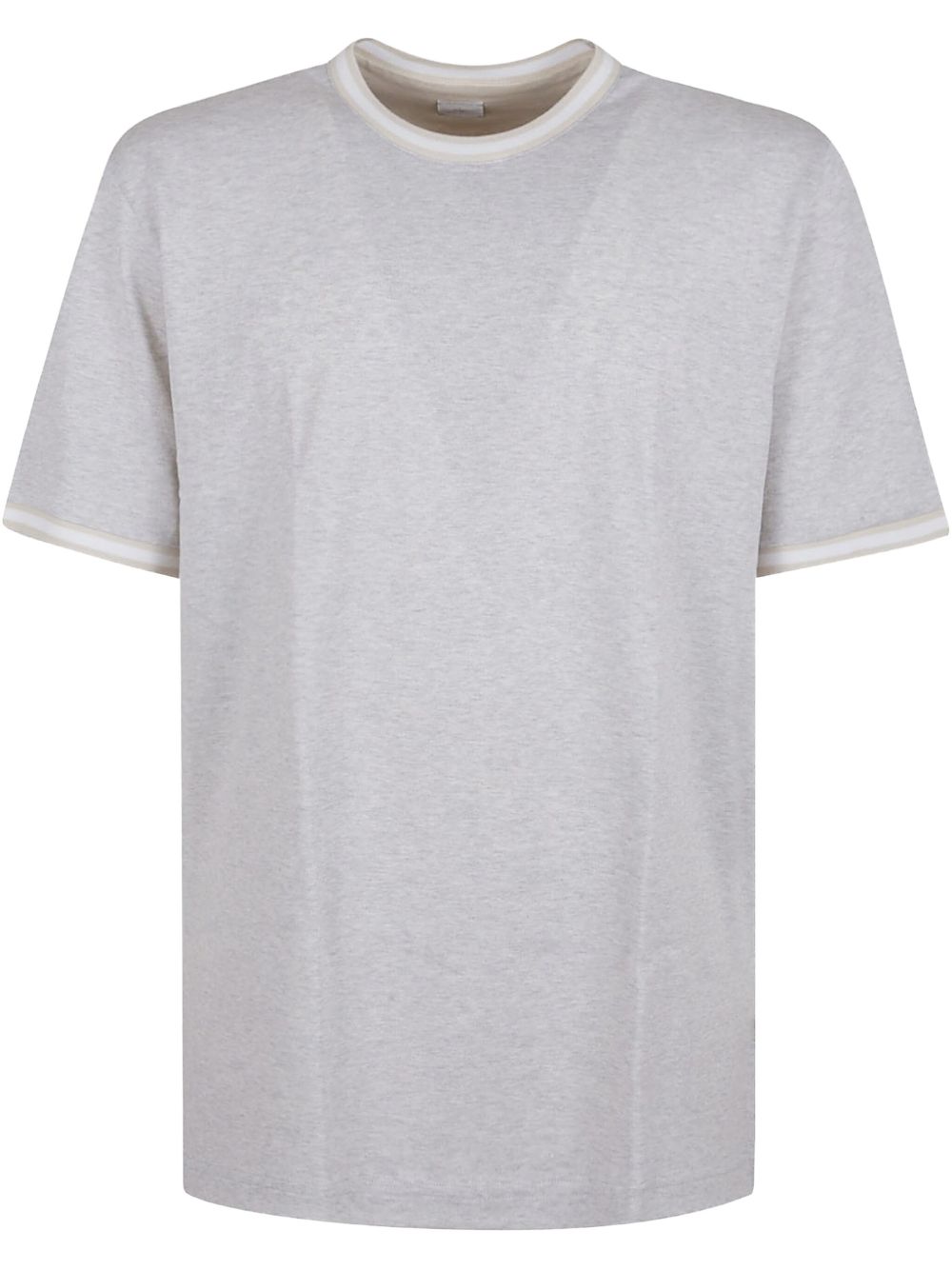 contrasting-trim T-shirt