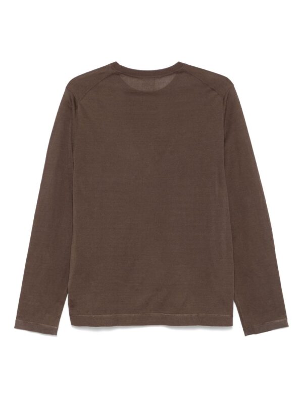 ⁦cotton fine-knit T-shirt⁩ - الصورة ⁦2⁩