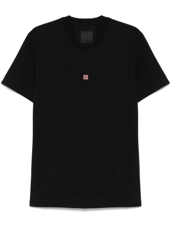 4G-embroidery cotton T-shirt