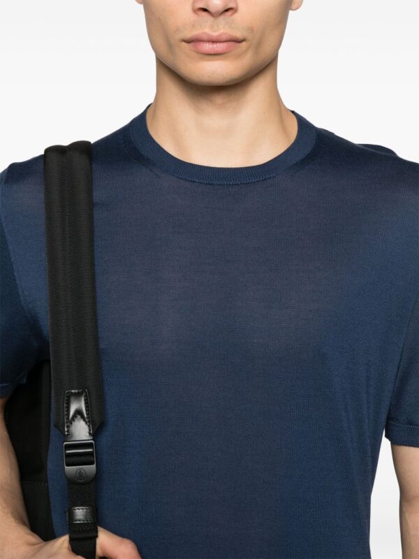 ⁦fine knit T-shirt⁩ - الصورة ⁦4⁩