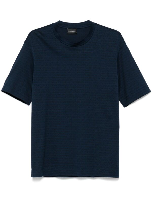 logo-jacquard T-shirt