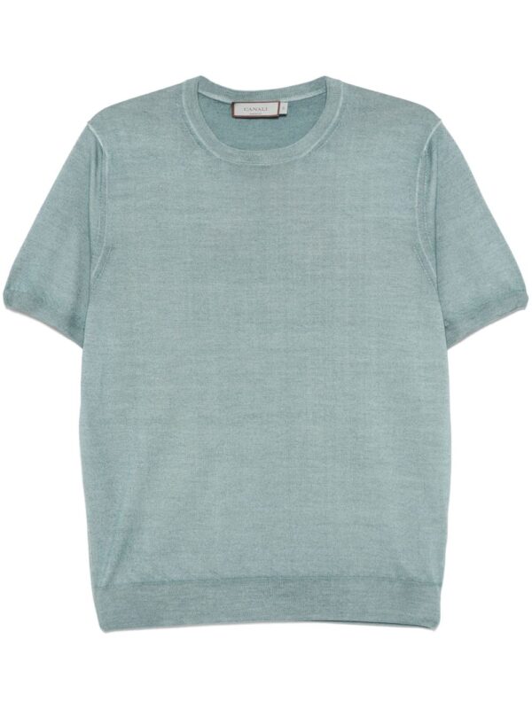 fine-knit T-shirt