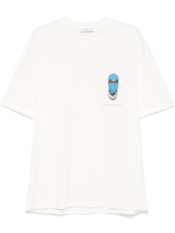 small-mask T-shirt
