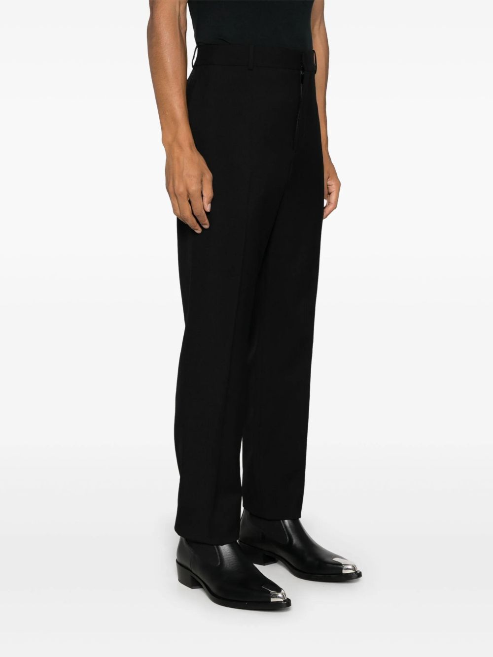 gabardine wool trousers
