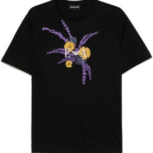 embroidered-logo T-shirt