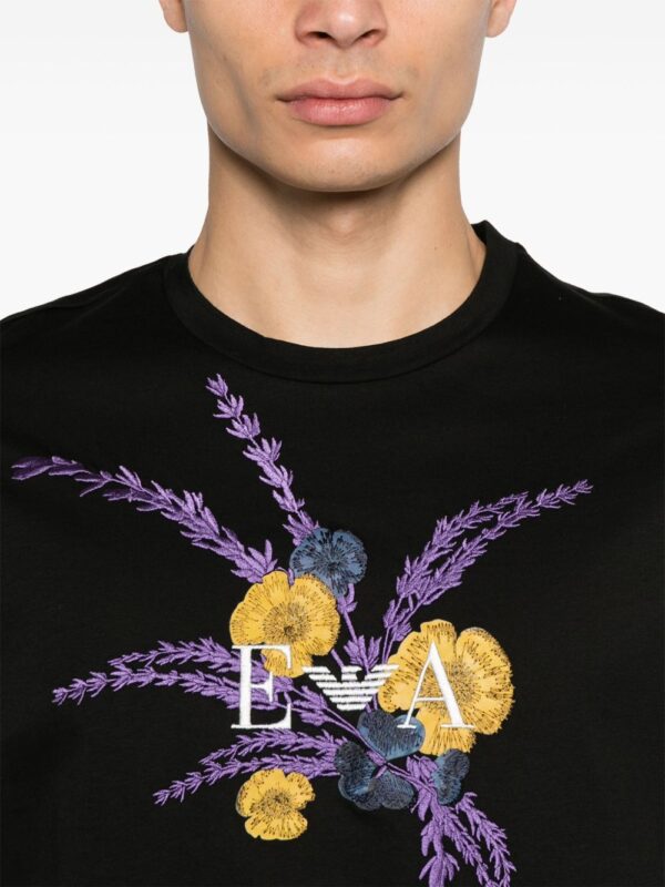 ⁦embroidered-logo T-shirt⁩ - الصورة ⁦2⁩