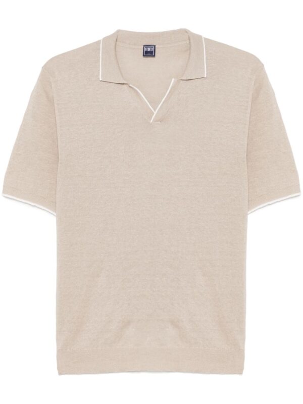 fine-knit T-shirt