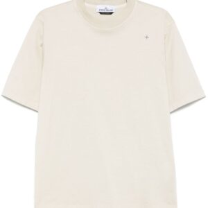 compass-embroidered T-shirt