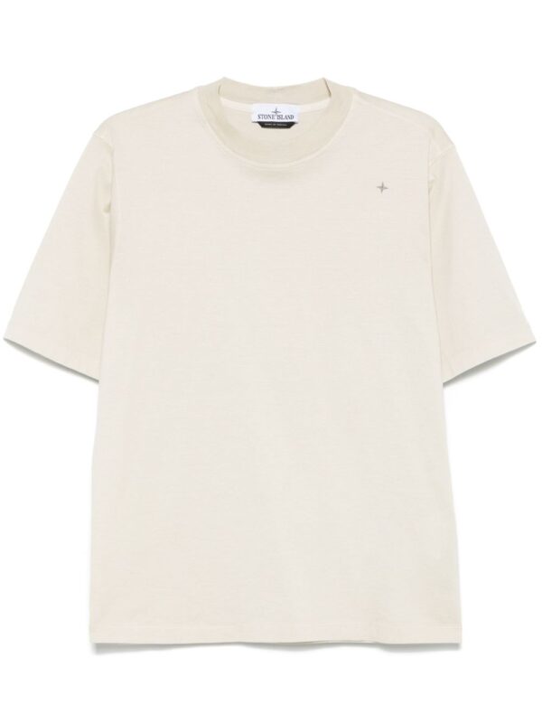 compass-embroidered T-shirt