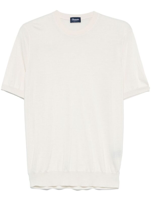 fine-ribbed T-shirt