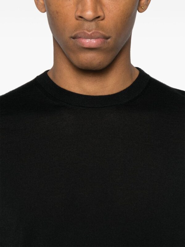 ⁦fine-ribbed T-shirt⁩ - الصورة ⁦2⁩