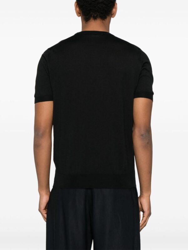 ⁦fine-ribbed T-shirt⁩ - الصورة ⁦3⁩