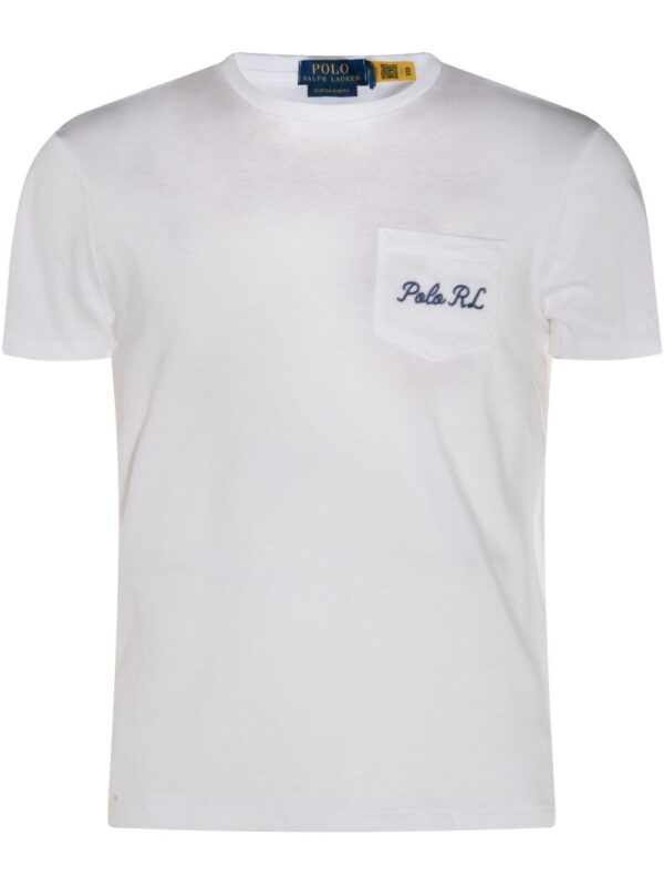 logo-embroidered T-shirt