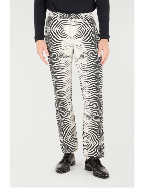 Tigress-print trousers