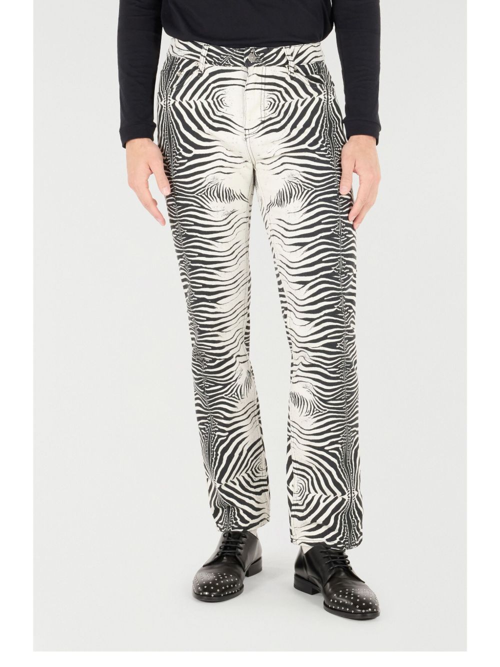 Tigress-print trousers