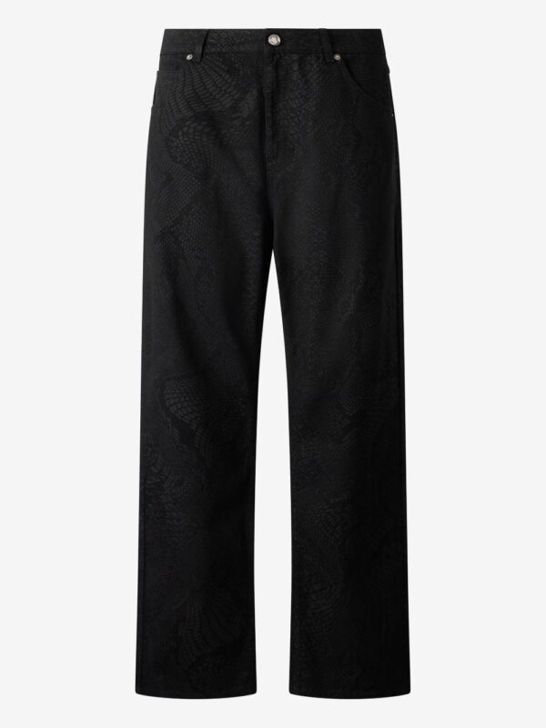 ⁦python-print trousers⁩ - الصورة ⁦2⁩