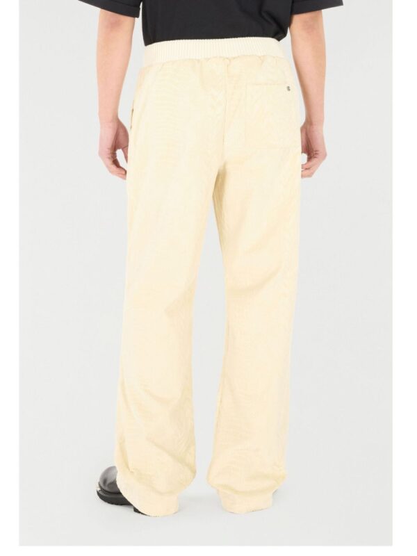 animal-print track pants
