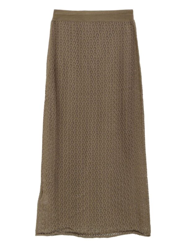 ⁦open-knit skirt⁩ - الصورة ⁦3⁩